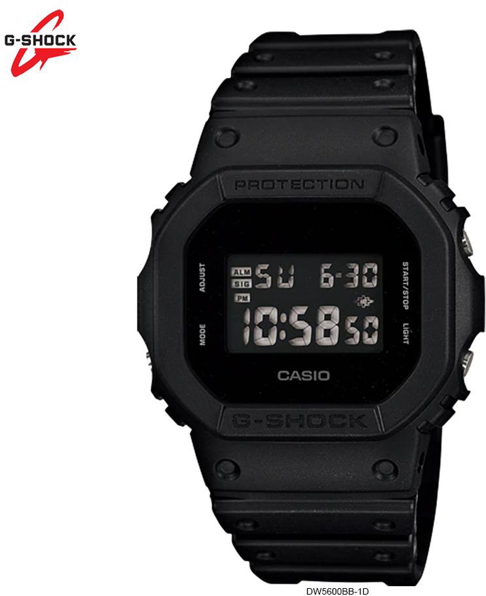 Casio G-Shock DW-5600BB Digital Watches 100% Original & New (Black)