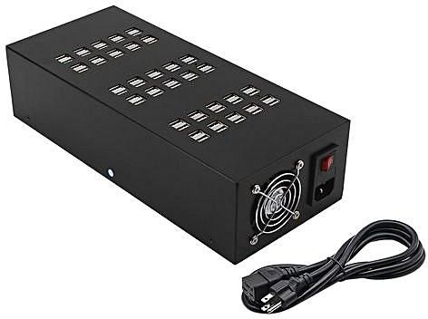 Generic TA Smart Charger Super Speed 60 Port USB Hub Built-in Power Supply Quick Charger -black