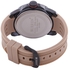Curren Men's Multi Color Dial Rubber Band Casual Watch - M-8182A