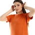 Kady Plain Comfy Slip On Pajama Set - Orange
