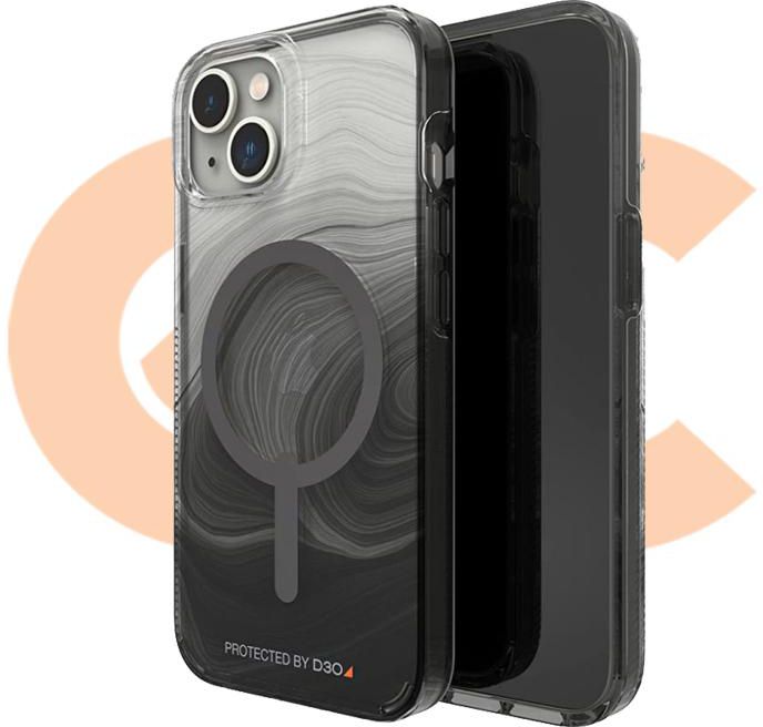 Gear4 Milan Snap Case iphone14 Black Swirl 702010099