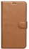 KAIYUE Leather Flip Phone Case For Samsung Galaxy A22 -0- Brown