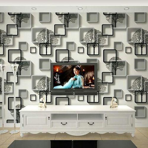 White, Black And Grey Flowery Designed Wallpaper price from jumia in  Nigeria - Yaoota!