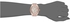 ساعة برين بمينا روز جولد وسوار من الستانلس ستيل موديل MK6135 للنساء من مايكل كورس, متعدد الألوان، انالوج