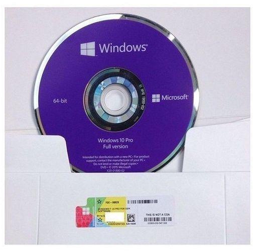 Microsoft Windows 10 - 64 Bit DVD