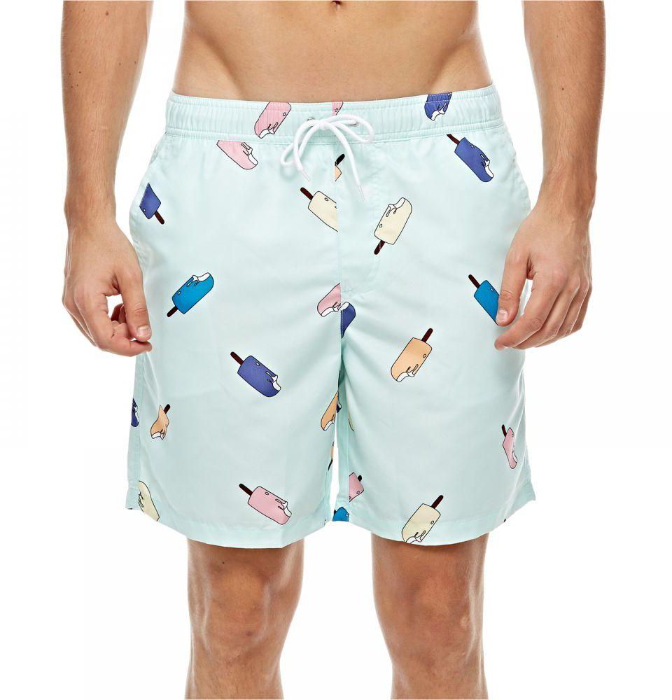 Forever 21 Swim Shorts for Men - Multi Color