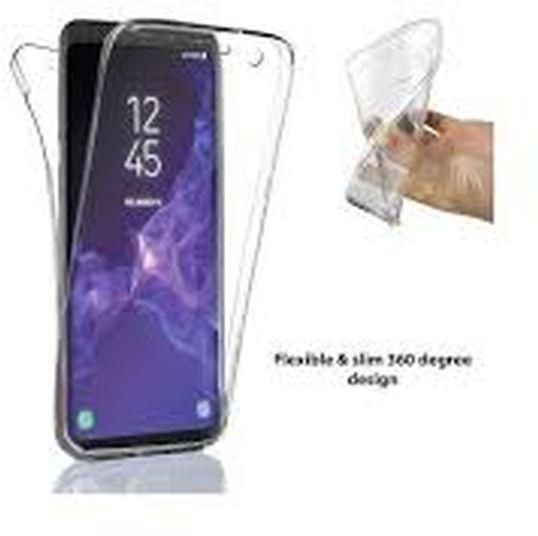 Galaxy S9 360 Full Case Transparent Front And Back Case