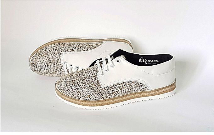 Generic White Shoes with Lace