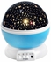 Generic Star And Moon Rotating Projector Night Lamp Blue/Black/White 13X13X14.5Centimeter
