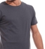 Izor Basic Cotton Solid T-Shirt - Dark Grey