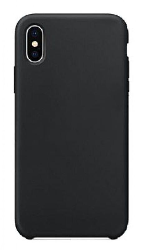 G-CASE ORIGINAL SERIES SILICONE BACK COVER FOR IPHONE X-BLACK
