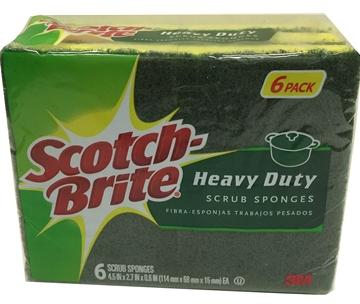 Scotch Brite Heavy Duty Scrub Sponge - 6's