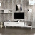 Modern TV Unit with wall shelf - TV85