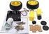 FJJ-Motor 1/kit 2WD Smart Robot Car Chassis Kit / DC3-6V TT Motor 125 Rpm/Smart Car Wheels For Arduino DIY Kit - Size : 125 rpm | DEAR0003