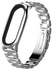 Metal Stainless Steel Strap For Xiaomi Mi Band 5 Mi Smart Bracelet Silver
