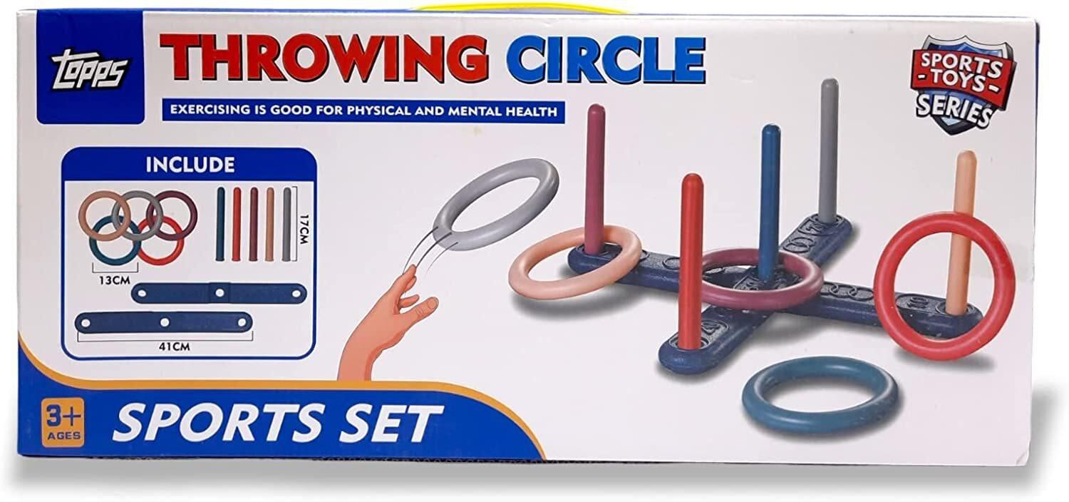 Party Time 1 Set of Ring Throwing Game Throwing Circle Toy for Kids, Brain Game