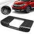 Generic Carbon Fiber Rear Air Condition Vent USB Panel Cover Trim For Honda CRV 2017 -18