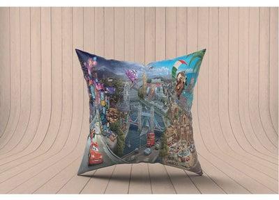 Decorative Printed Cushion Cover Fabric fabric Multicolour 40x40cm