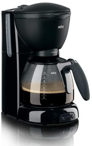 Braun KF560 Cafe House Pure Aroma Coffee Maker, 1100 Watt - Black