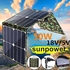 لوحة شمسية 50 واط، مجموعة شمسية قابلة للطي، لوحة شمسية محمولة احادية البلورية مع تيار مستمر 18 فولت، USB، طاقة خارج الشبكة، للمغامرات الخارجية والطوارئ
