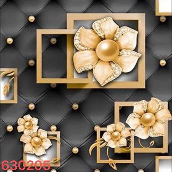 Exotic Wallpapers Unique Gold And Black Modern Luxury 3D Wallpaper, 3D Wall Paper For Home And Office