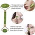 Double-Sided Facial Cleansing Brush And Green Stone Jade Massger Set