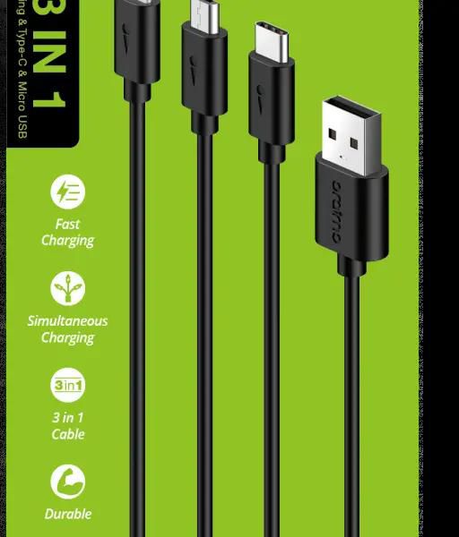 Oraimo OCD-X91 Type C-iOS-Android Oraimo Charging Cable