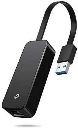 TP-Link USB to Ethernet Adapter (UE306), Foldable USB 3.0 to Gigabit Ethernet LAN Laptop Network Adapter, Supports Nintendo Switch, Windows, Linux, Apple MacBook OS 10.11-10.15, Surface