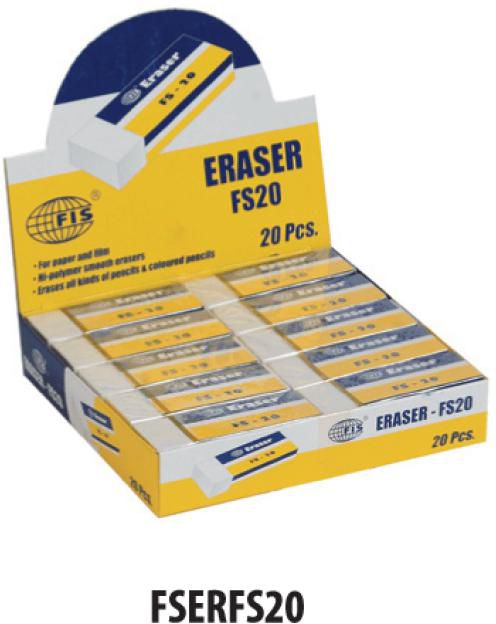 FS-30 Eraser - White, (Box of 30)