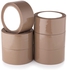 Brown Packaging Tape, 2 inches x 50 yards Strong Heavy Duty Packing Tape for Parcel Boxes, Moving Boxes, Large Postal Bags, Office Use [6 Rolls]