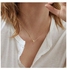 Y Letter Heart Design Chain Pendant Necklace