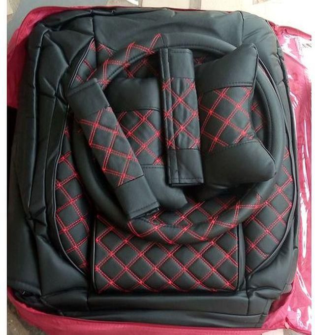 Universal Five (5) Seater Car Seat Cover With Steering Cover