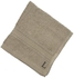 BYFT - Daffodil (Light Grey) Monogrammed Face Towel (30 x 30 Cm - Set of 6) - 500 Gsm Black Thread Letter "L"- Babystore.ae
