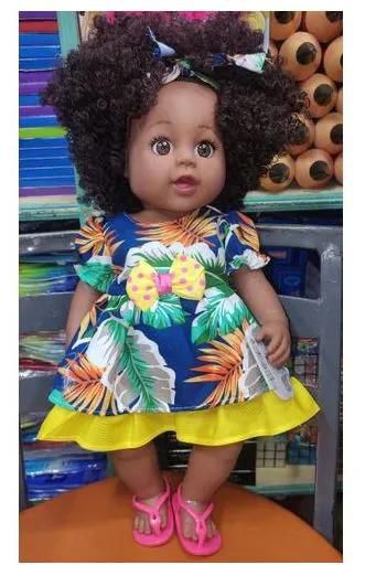 Generic Big Size Black Doll African Girl Doll Toy For Kids Fashion,,