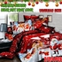 Generic 3D 4Pcs Fashion Twin Queen King Size Xmas Duvet Cover Quilt Santa Bedding Set Pillowcase 150x210cm+1x Pillowcases