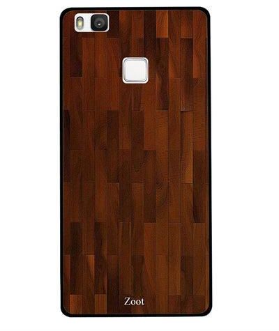 Skin Case Cover -for Huawei P9 Lite Wooden Paper Pattern نمط ورق خشبي