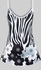 Plus Size Zebra Floral Print Tank Top - 5xl