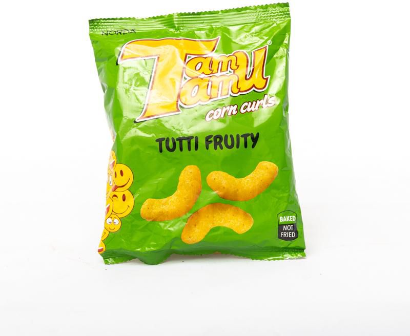 Tamu Tamu Tutti Fruity Corn Curls 13g