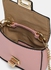 Mini Turn Lock Womens PU Cross Body Bag Light Pink