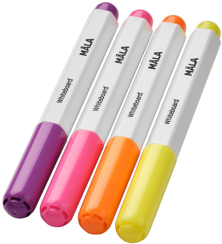 MÅLA Whiteboard pen - mixed colours