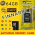 Finnarry 64GB 64GB Memory Card A1 Memory Card 64gb With Adapter