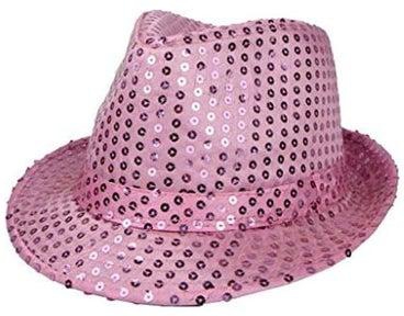 Sequin Jazz Hat Pink