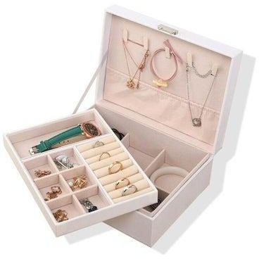Organizer for Earring Rings Necklace Jewelry Holder Case Box