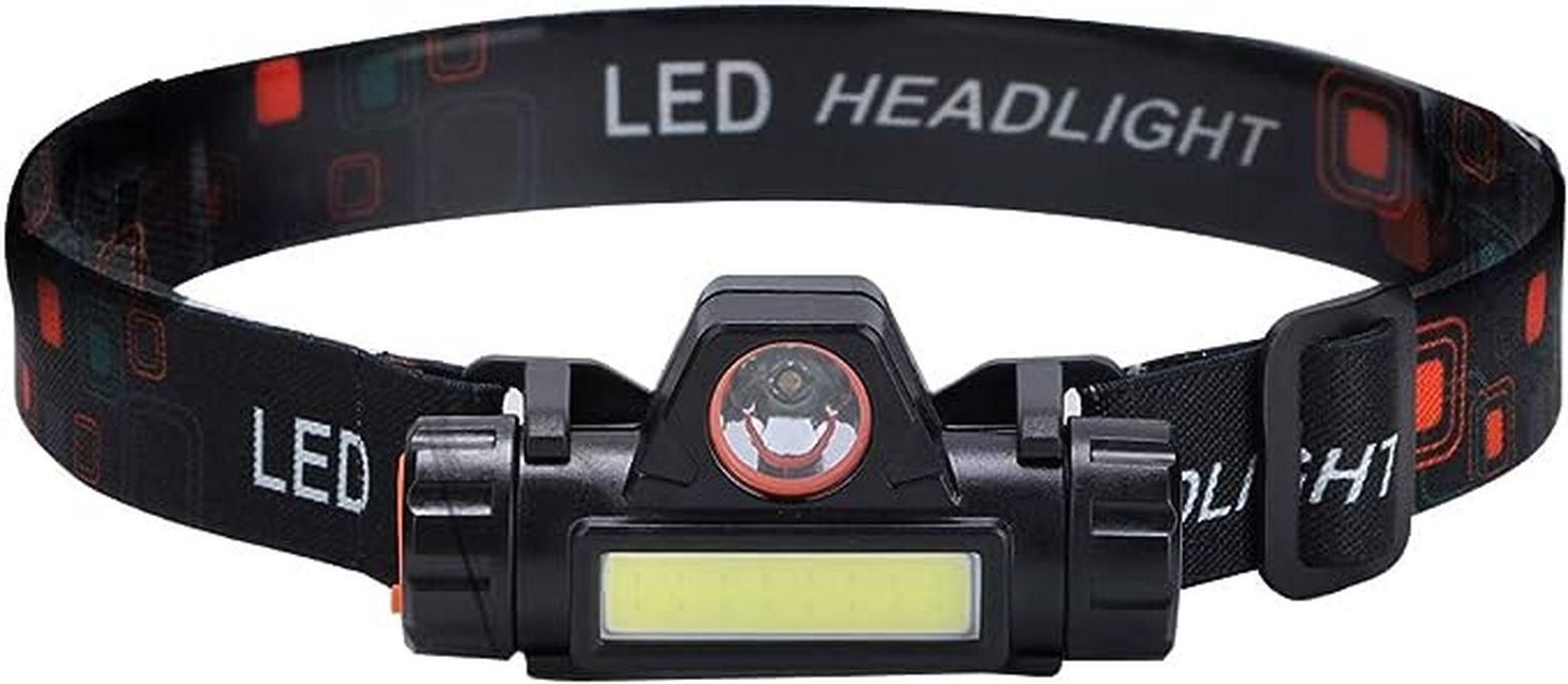 Head Lamp With Built-in Charging Stone, Two Levels Of Illumination