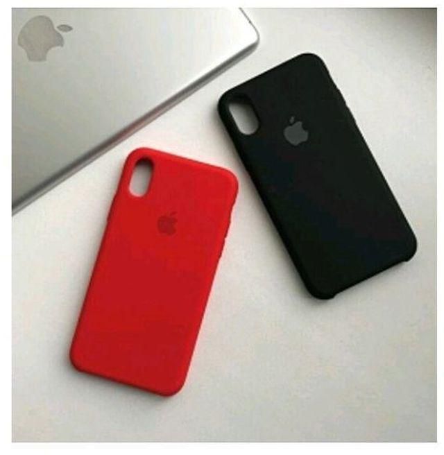IPhone X Back Case - Black & Red