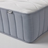 VÅGSTRANDA Pocket sprung mattress - firm/light blue 90x200 cm