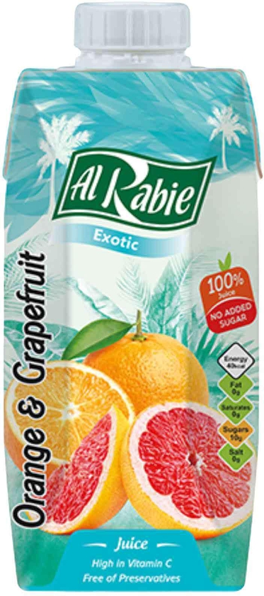 Al Rabie Orange And Grapefruit Juice 330ml