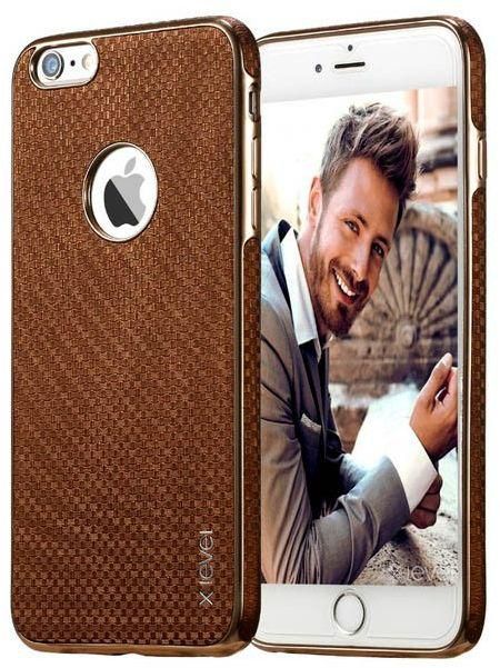 Flexible Plastic cover for iPhone 6/6s By X-level, Brown