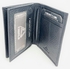 Leather Card Case, Black, Tripple