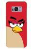 Stylizedd Samsung Galaxy S8 Slim Snap Case Cover Matte Finish - Girl Red - Angry Birds